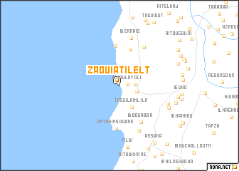 map of Zaouia Tilelt