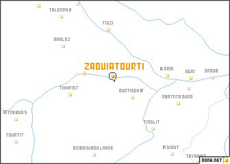 map of Zaouiat Ourti