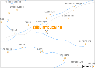 map of Zaouiat Ouzdine