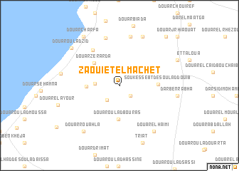 map of Zaouiet el Mâchet