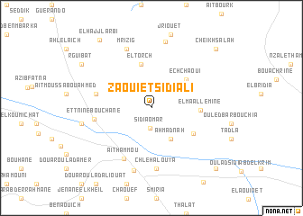 map of Zaouiet Sidi Ali