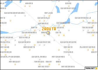 map of Zaouta