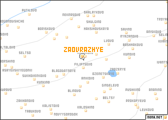 map of Zaovrazh\