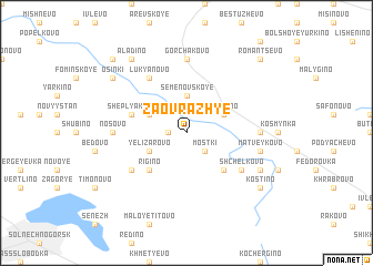 map of Zaovrazh\