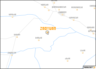 map of Zaoyuan