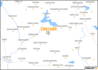 map of Zaoyuan