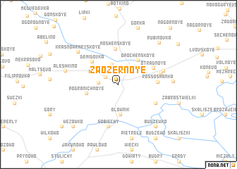 map of Zaozërnoye