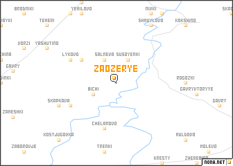 map of Zaozër\