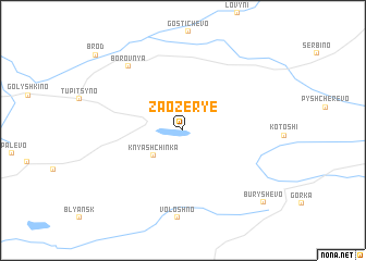 map of Zaozer\