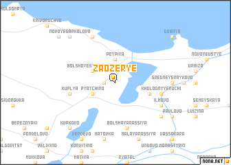 map of Zaozër\