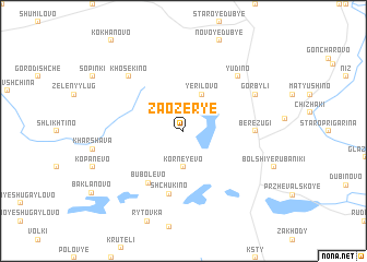 map of Zaozër\