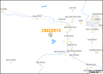 map of Zaozër\