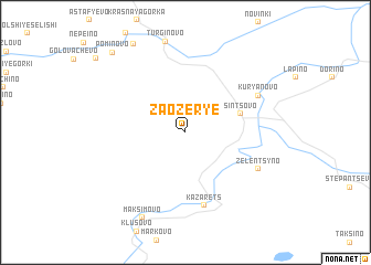 map of Zaozër\