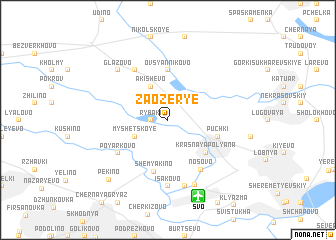 map of Zaozër\