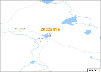 map of Zaozër\