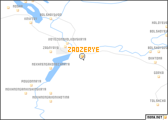 map of Zaozër\