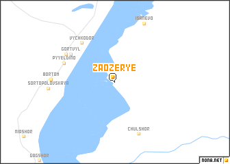 map of Zaozer\