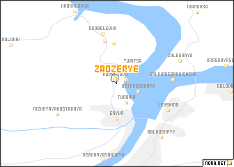 map of Zaozër\