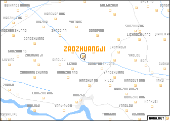 map of Zaozhuangji