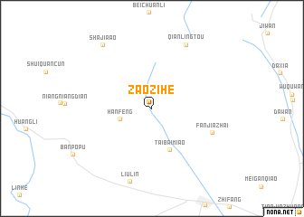 map of Zaozihe