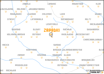 map of Zapadki