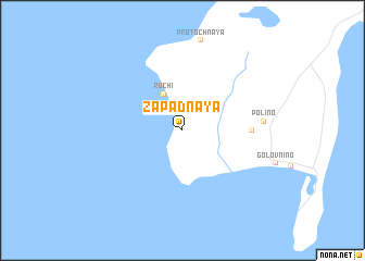 map of (( Zapadnaya))