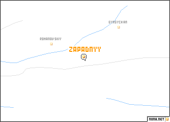 map of Zapadnyy