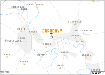 map of Zapadnyy