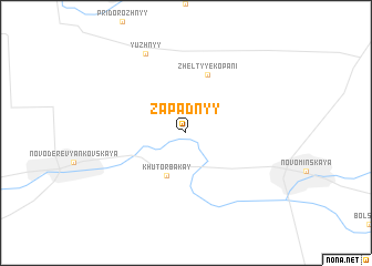 map of Zapadnyy