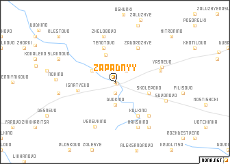 map of Zapadnyy