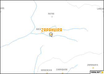 map of Zapahuira