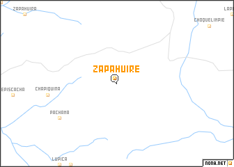 map of Zapahuire