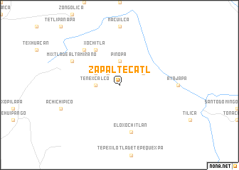 map of Zapaltecatl