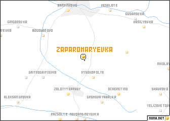 map of Zaparo-Marʼyevka