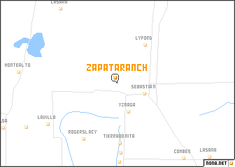 map of Zapata Ranch