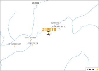 map of Zapata