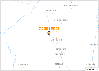 map of Zapateral