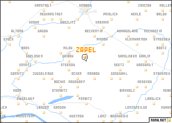 map of Zapel