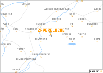 map of Zaperelozhe