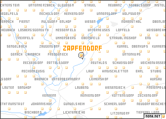 map of Zapfendorf