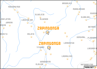 map of Zapindonga