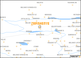 map of Zapishen\