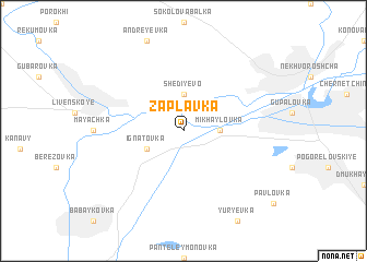 map of Zaplavka