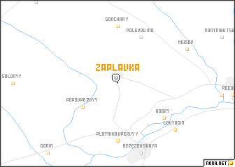 map of Zaplavka