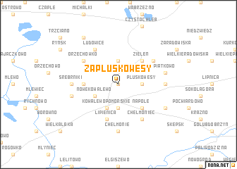 map of Zapluskowęsy
