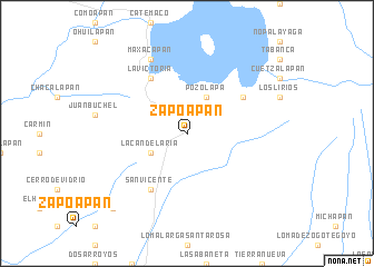 map of Zapoapan