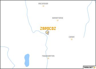 map of Zapocoz