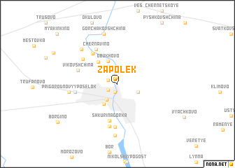 map of Zapolek