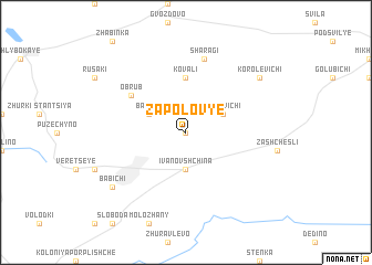 map of Zapolovʼye