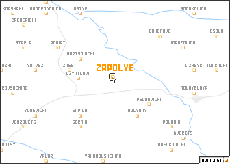 map of Zapolʼye